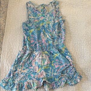 Floral Sleeveless Romper